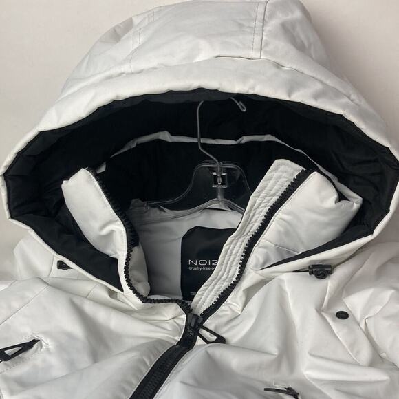 NWT * NOIZE Insulated Hooded Parka Jacket in Winter White - Picture 7 of 15